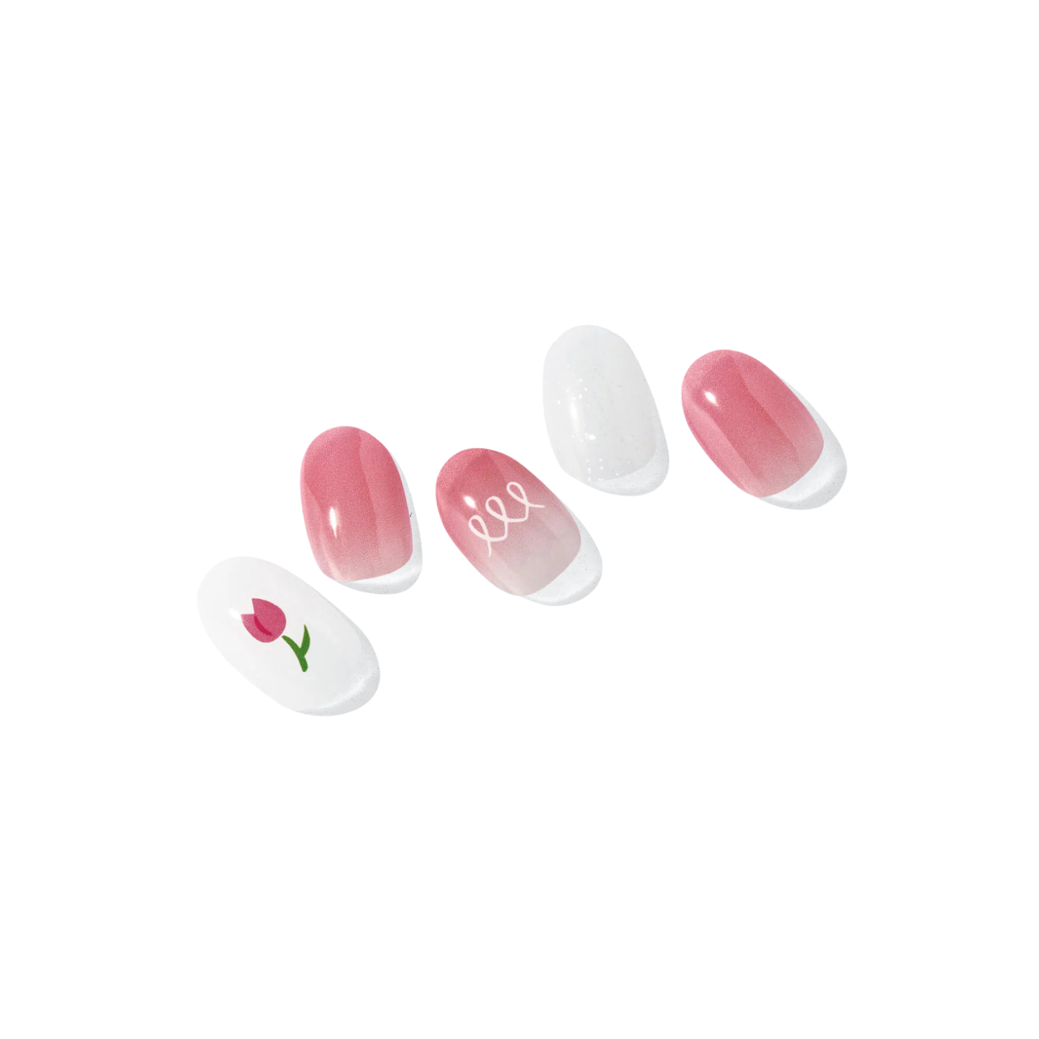 Ohora Semi-Cured Gel Nail - N Tulip Bonbon - Shop K-Beauty in Australia