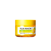 Some By Mi Yuja Niacin Brightening Sleeping Mask in a 60g jar, showcasing the brightening and hydrating skincare treatment.