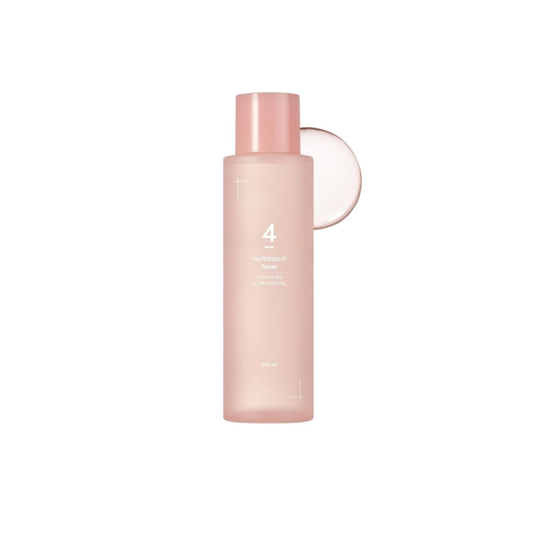 Numbuzin No. 4 Hydrating Glow Mineral Toner 200ml - Shop K-Beauty in Australia