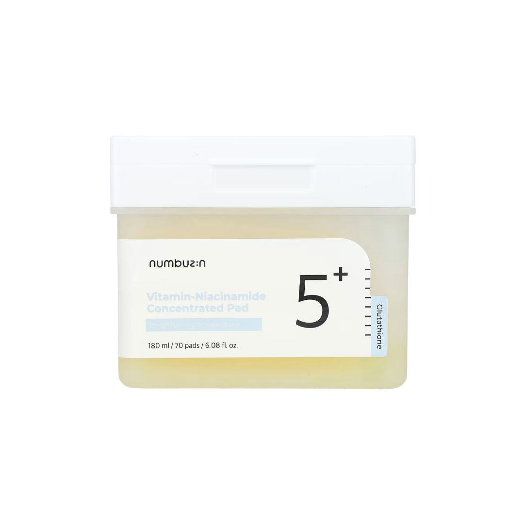 Numbuzin No. 5 Vitamin-Niacinamide Concentrated Pad 70pcs  - La Cosmetique