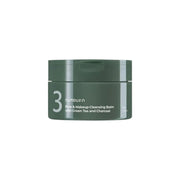 Numbuzin No. 3 Pore & Makeup Cleansing Balm with green tea and charcoal, 85g, in a sleek jar with a twist-off lid.