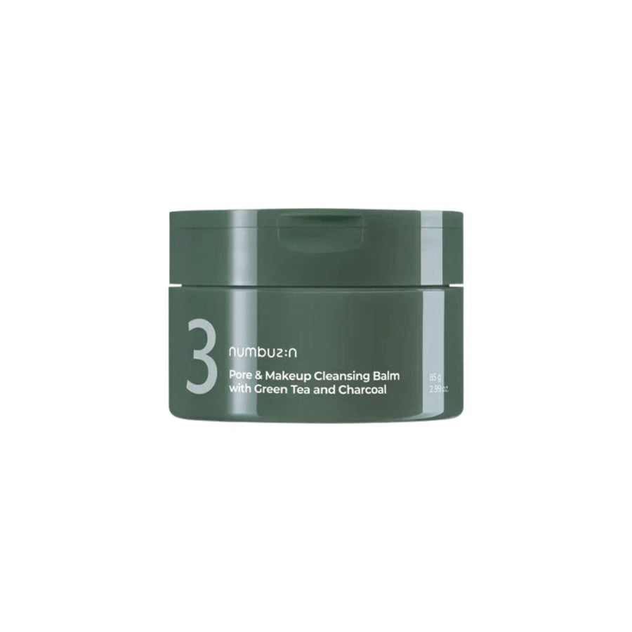 Numbuzin No. 3 Pore & Makeup Cleansing Balm with Green Tea and Charcoal 85g - Shop K-Beauty in Australia