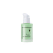 Numbuzin No. 7 Mild Green Soothing Serum in a 50ml bottle, featuring a green herbal formula for calming and skin hydration.