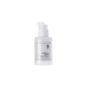 Numbuzin No.9 Secret Firming Serum in a 50ml bottle, showcasing sleek packaging and product label on a white background.