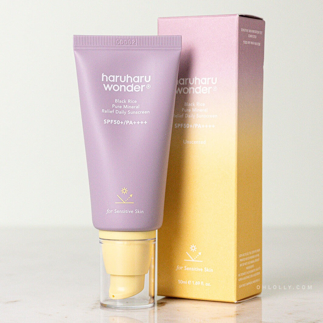 Haruharu Wonder Black Rice Pure MIneral Relief Daily Sunscreen SPF50 | La Cosmetique Australia