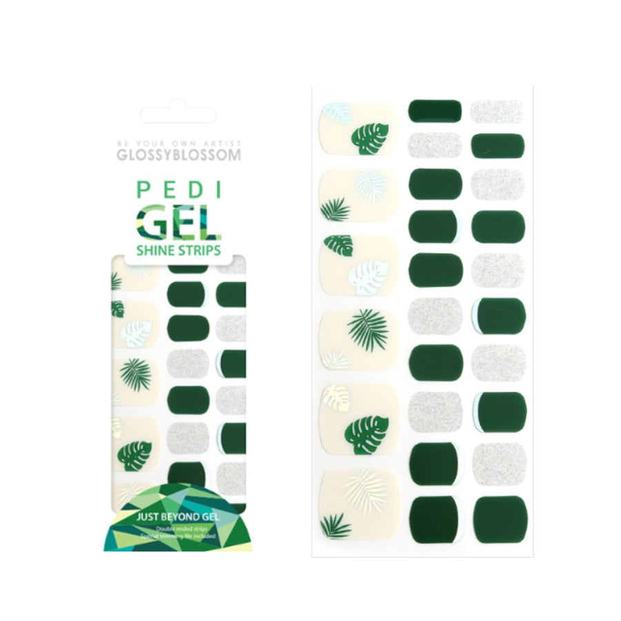 Glossy Blossom Pedi Gel Shine Strips - Holiday Plant - La Cosmetique Australia