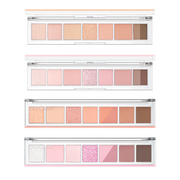 Peripera All Take Mood eyeshadow palette with various colorful shades for versatile makeup looks.