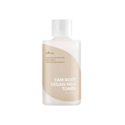 Isntree Yam Root Vegan Milk Toner in a 200ml bottle, with a light, milky appearance and minimalist label design.
