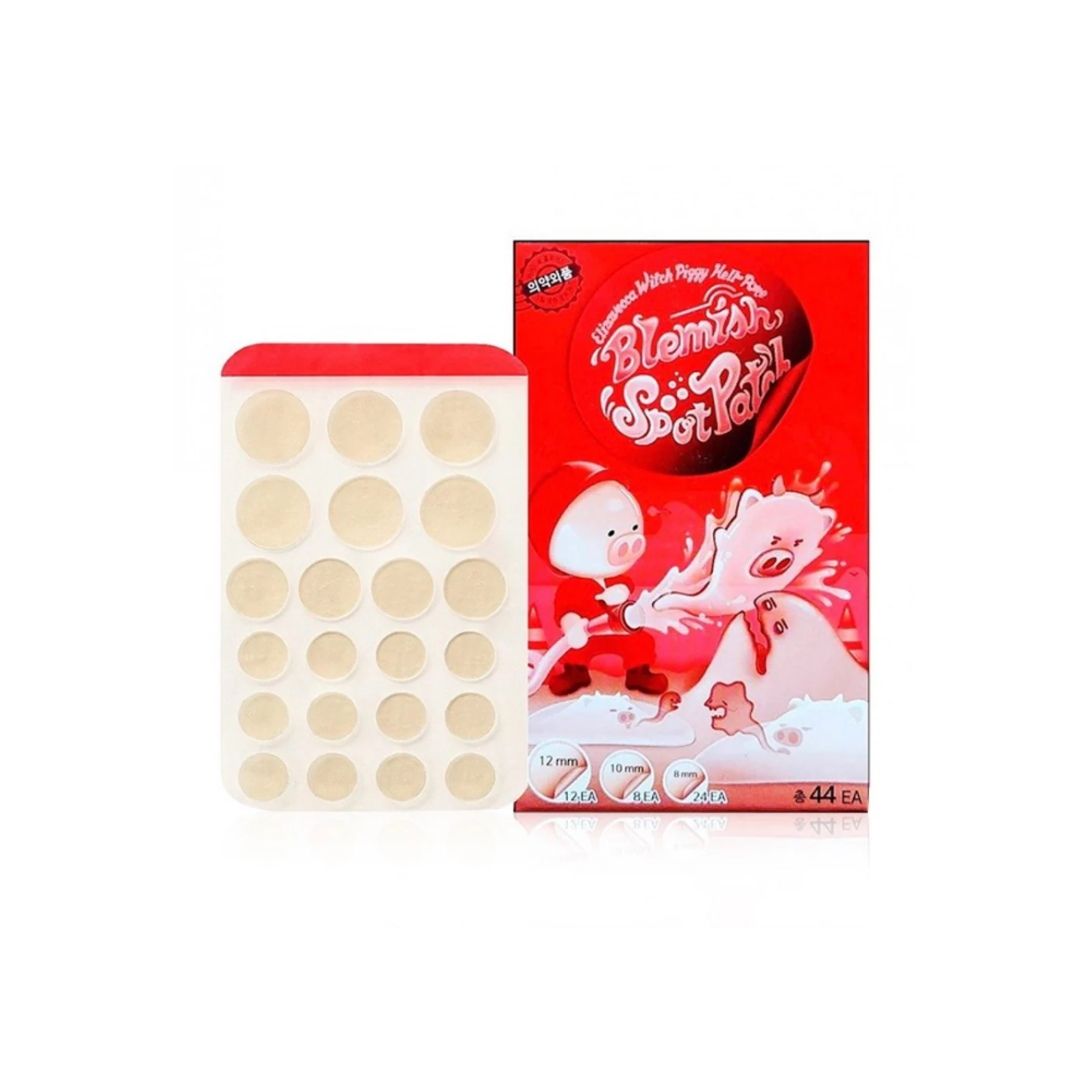 ELIZAVECCA Witch Piggy Hell-pore Blemish Spot Patch 44pcs  - La Cosmetique