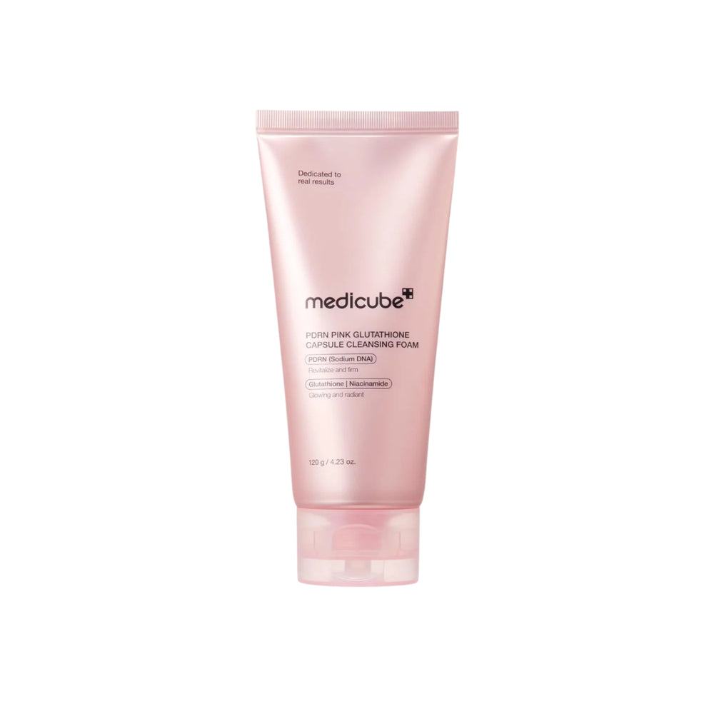 PDRN Pink Glutathione Capsule Cleansing Foam
