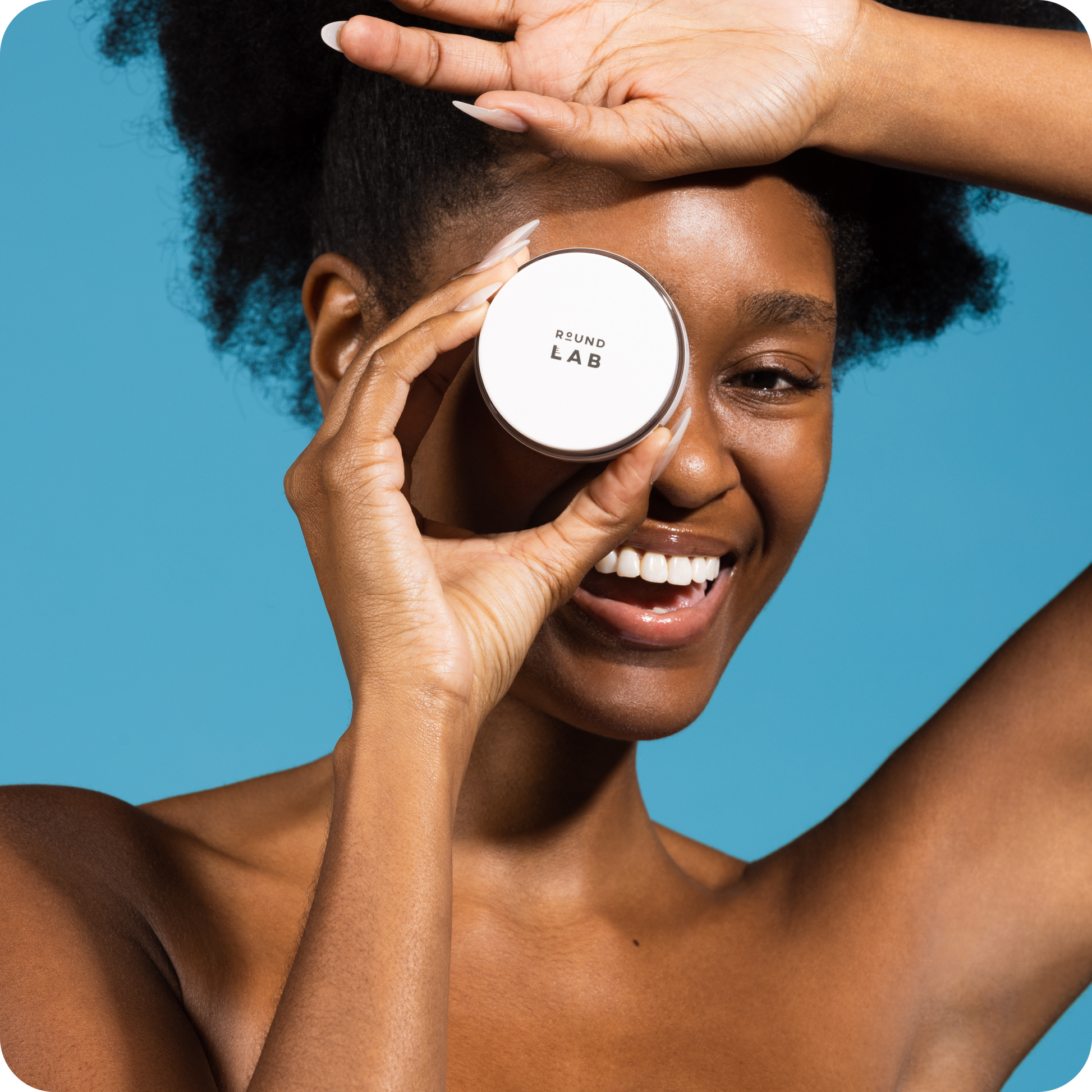Round Lab Dokdo Cream 80ml face moisturizer with the brand logo, featuring a clean and simple packaging design.