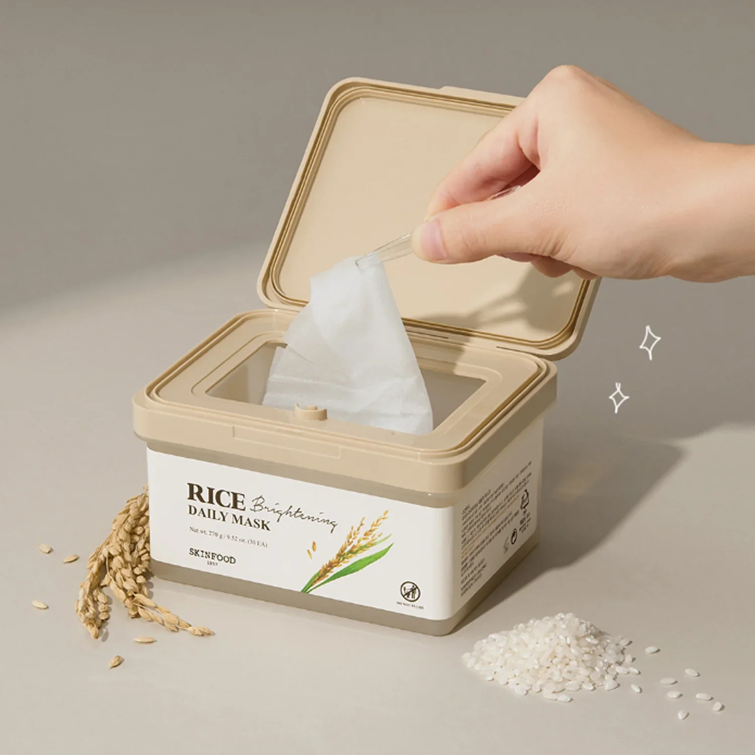 SKINFOOD Rice Brightening Daily Mask