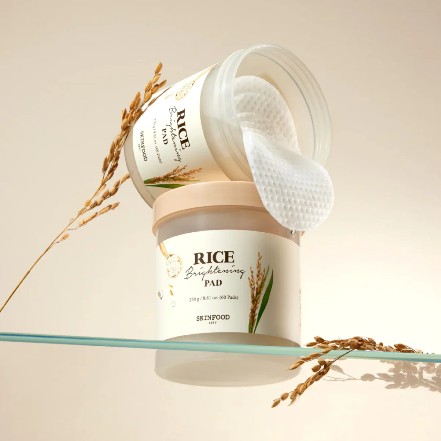 SKINFOOD Rice Brightening Pad