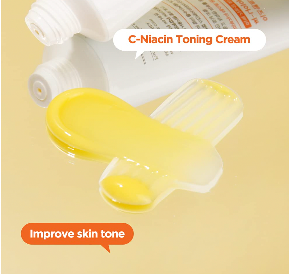 ISNTREE C-Niacin Toning Cream with Benefit Text