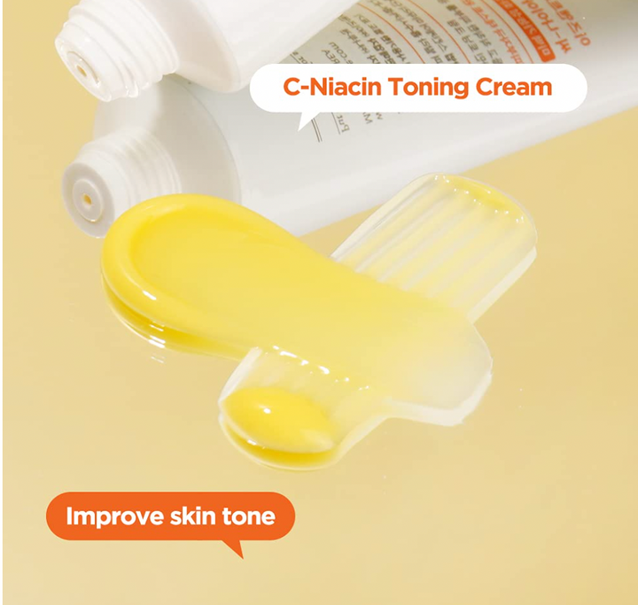 ISNTREE C-Niacin Toning Cream with Benefit Text