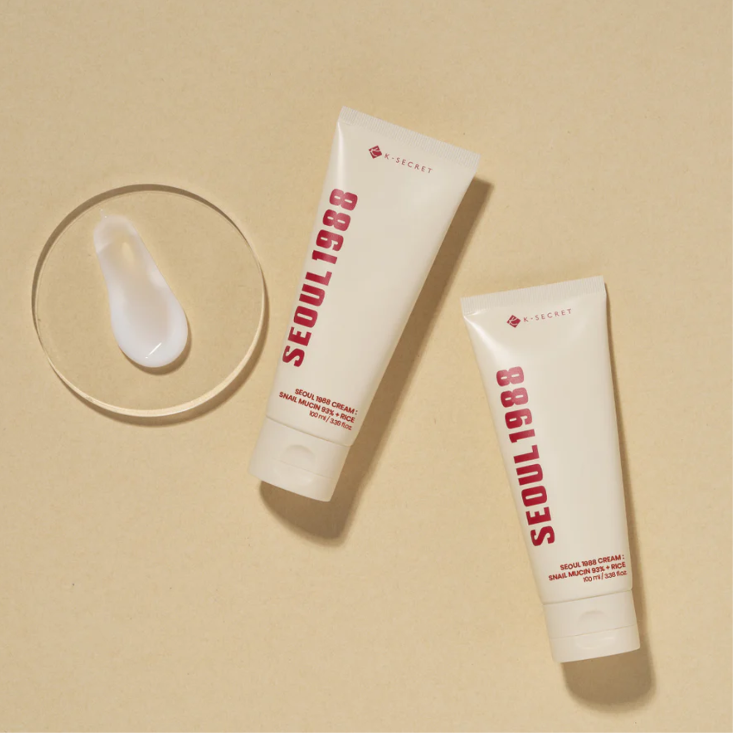 K-Secret Seoul 1988 Cream : Snail Mucin 93% + Rice 100ml - Shop K-Beauty in Australia