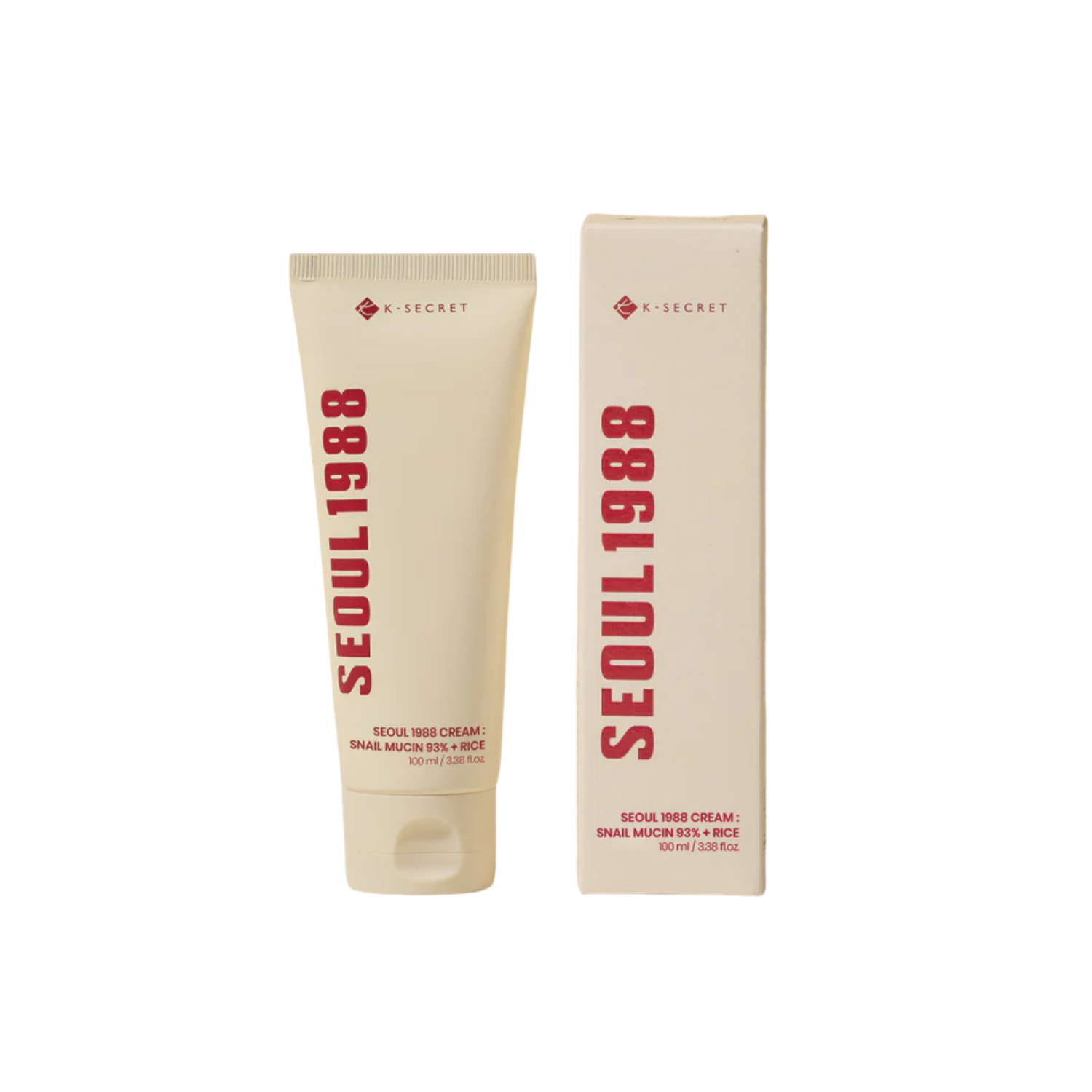 K-Secret Seoul 1988 Cream : Snail Mucin 93% + Rice 100ml - Shop K-Beauty in Australia