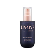 UNOVE Silk Oil Essence 70ml conditioner and treatment bottle with a sleek design, ideal for nourishing hair.