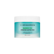 Bring Green Bamboo Hyalu Hydrating Sleeping Pack in a 100g jar, a nourishing sleeping mask with bamboo and hyaluronic acid.