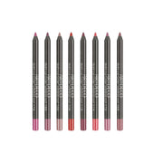 ARTDECO waterproof soft lipliner in 17 shades, showcasing creamy texture and precise application for defined lips.