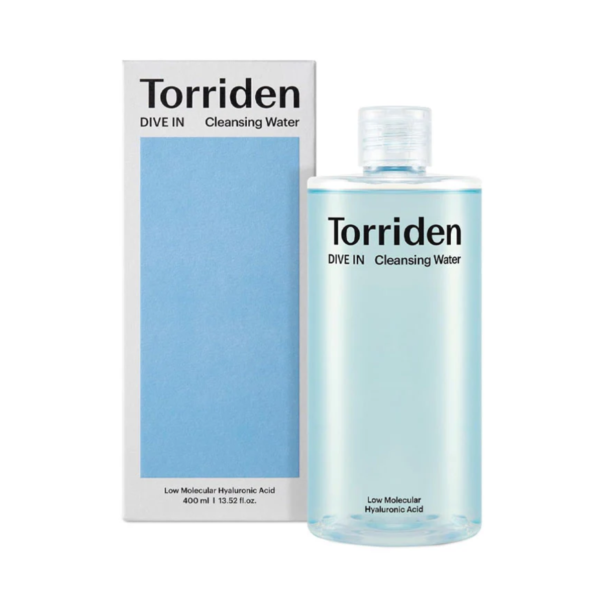 TORRIDEN Dive-In Low Molecular Hyaluronic Acid Cleansing Water 400ml  - La Cosmetique