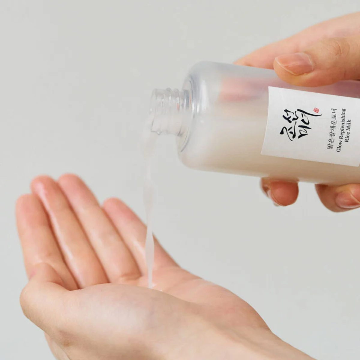 Beauty of Joseon Glow Replenishing Rice Milk toner in 150ml bottle, showcasing its clean, minimalist packaging.
