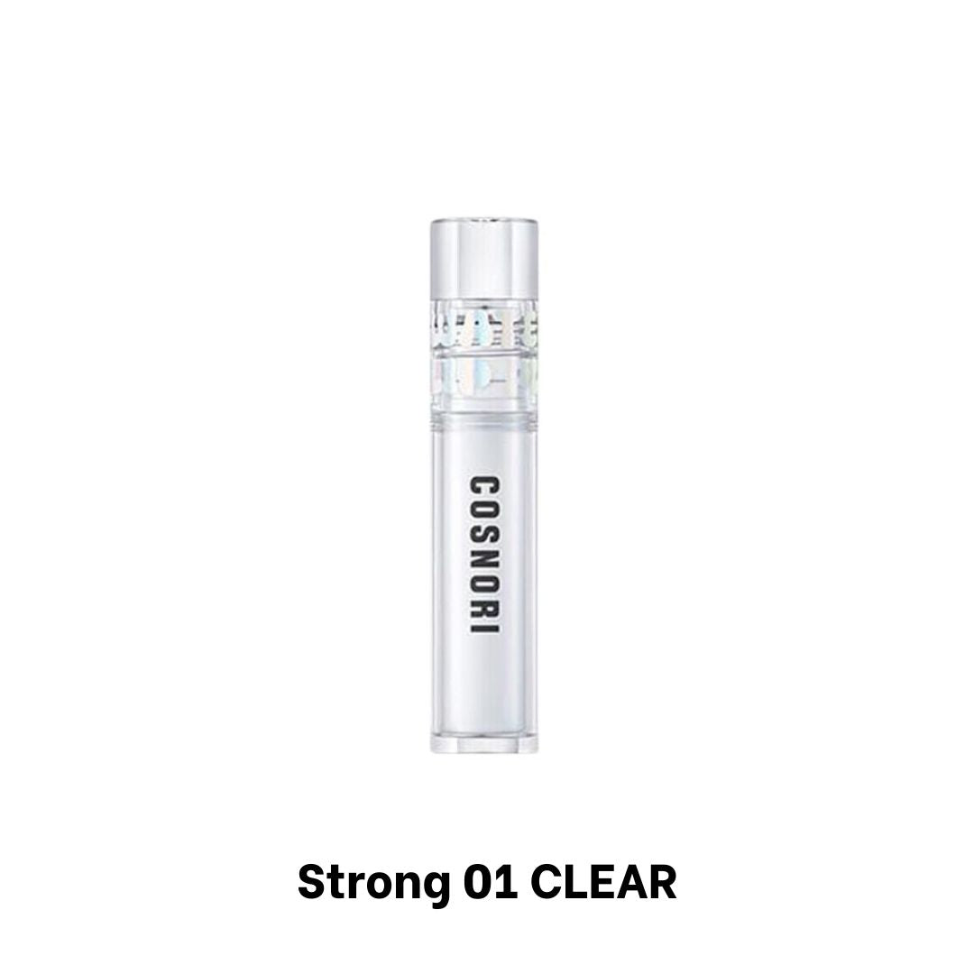 COSNORI Water-full Lip Plumper gloss in a vibrant shade, showcasing a glossy, hydrating finish with a smooth applicator.