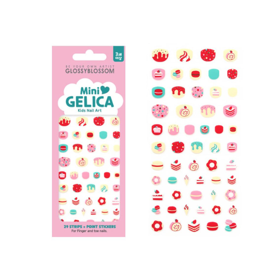 Glossy Blossom - Mini Gelica Kids Nail Art - Jewelry Box of Snow White - La Cosmetique Australia