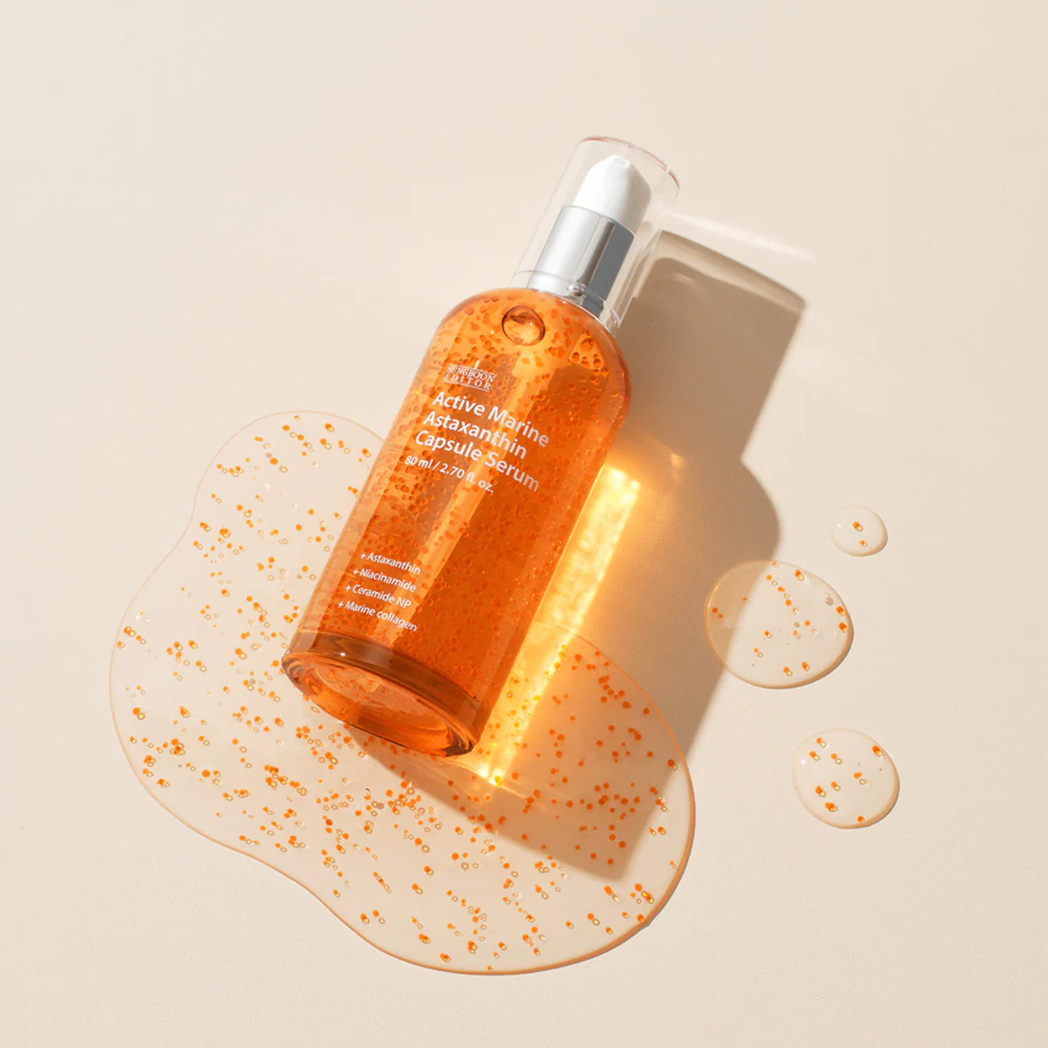 Sungboon Editor Active Marine Astaxanthin Capsule Serum 80ml - Shop K-Beauty in Australia