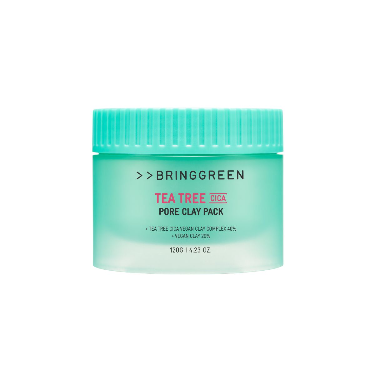 Bring Green Tea Tree Cica Pore Clay Pack 120g - Shop K-Beauty in Australia