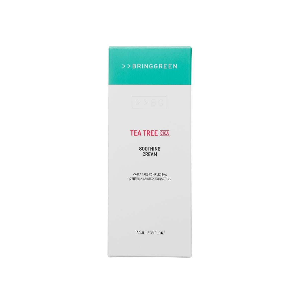 Bring Green Tea Tree Cica Soothing Cream Plus 100ml - Shop K-Beauty in Australia