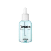 Torriden DIVE-IN Low Molecular Hyaluronic Acid Serum in a 50ml bottle, featuring clear liquid serum with a minimalist label.