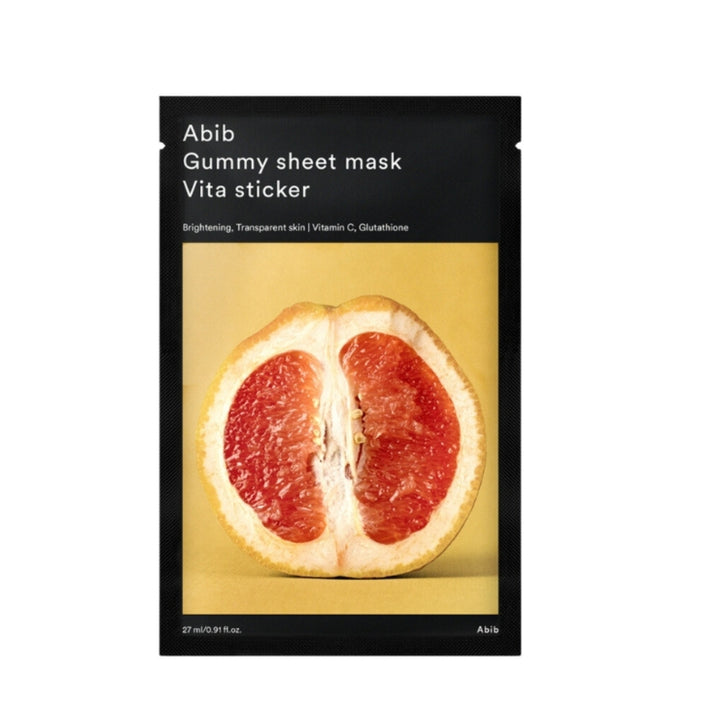 Abib Gummy Sheet Mask Vita Sticker 1pc - Shop K-Beauty in Australia