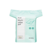 Set of 80 multi-layer natural cotton puffs and sponges from Fillimilli, showing soft, white cotton puffs with layered design.