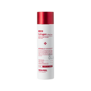MEDIPEEL+ Retinol Collagen Lifting Toner 150ml showing clear bottle with toner and skincare label.