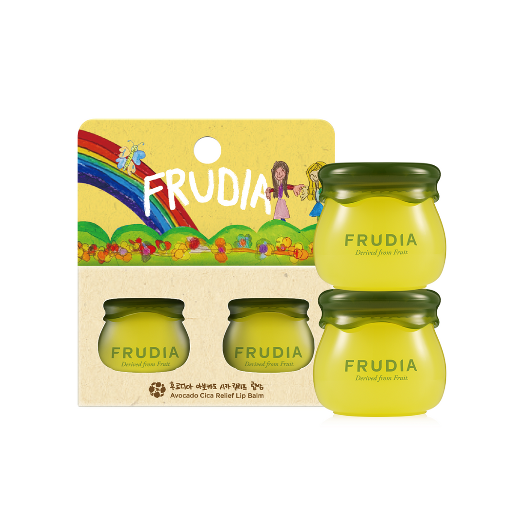 Frudia Avocado Cica Relief Lip Balm Duo 10ml * 2 - Shop K-Beauty in Australia