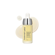 CNP Laboratory Propolis Energy Active Ampoule 15ml in a glass vial, showcasing the product's clear liquid formula and packaging.
