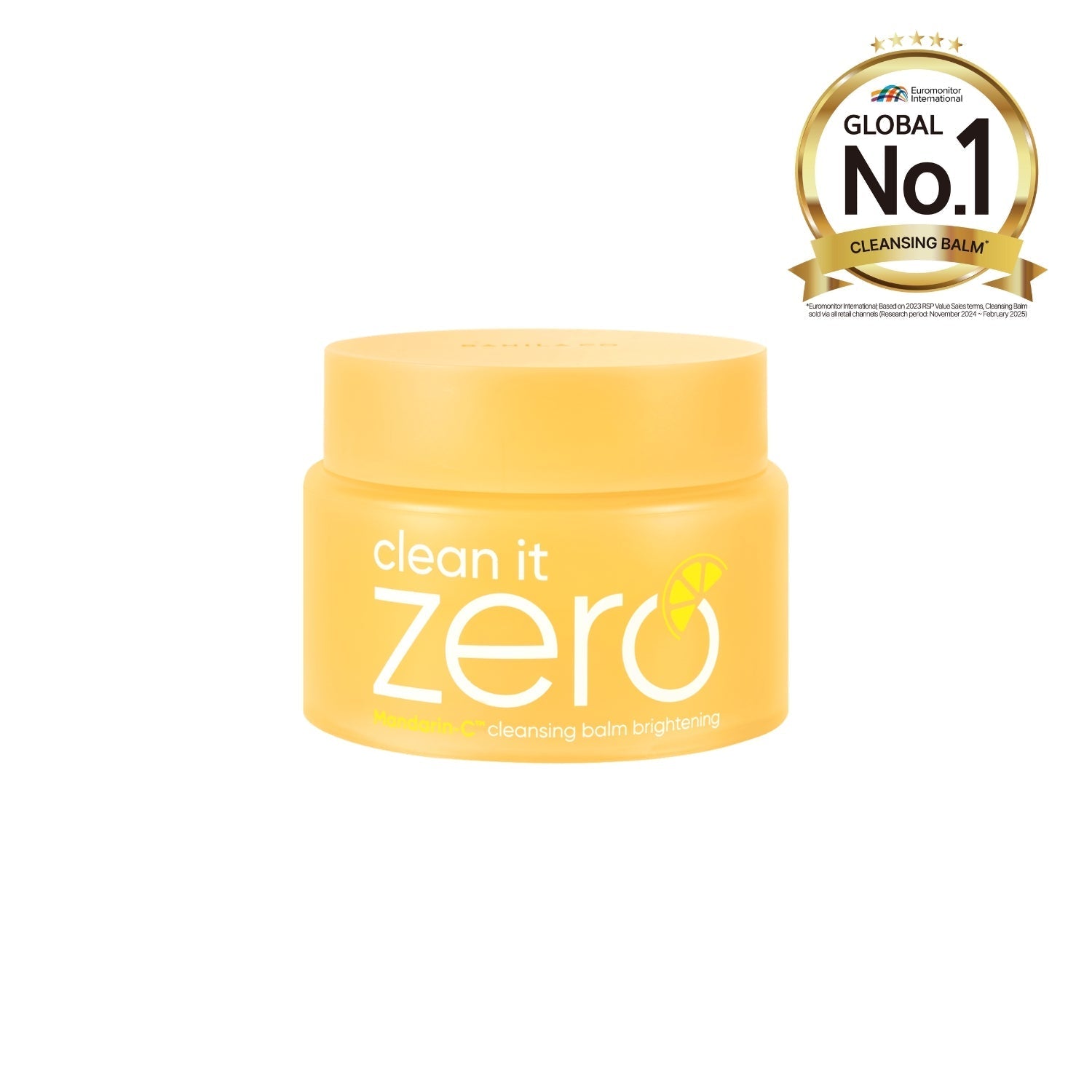 Banila Co Clean It Zero Brightening Cleansing Balm 100ml jar, showing the creamy balm texture for oil and balm skincare.