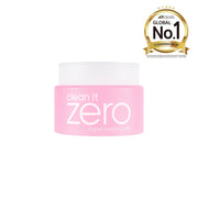 Banila Co Clean it Zero Cleansing Balm Original in a jar, showcasing its smooth, balm texture for oil and balm cleansing.