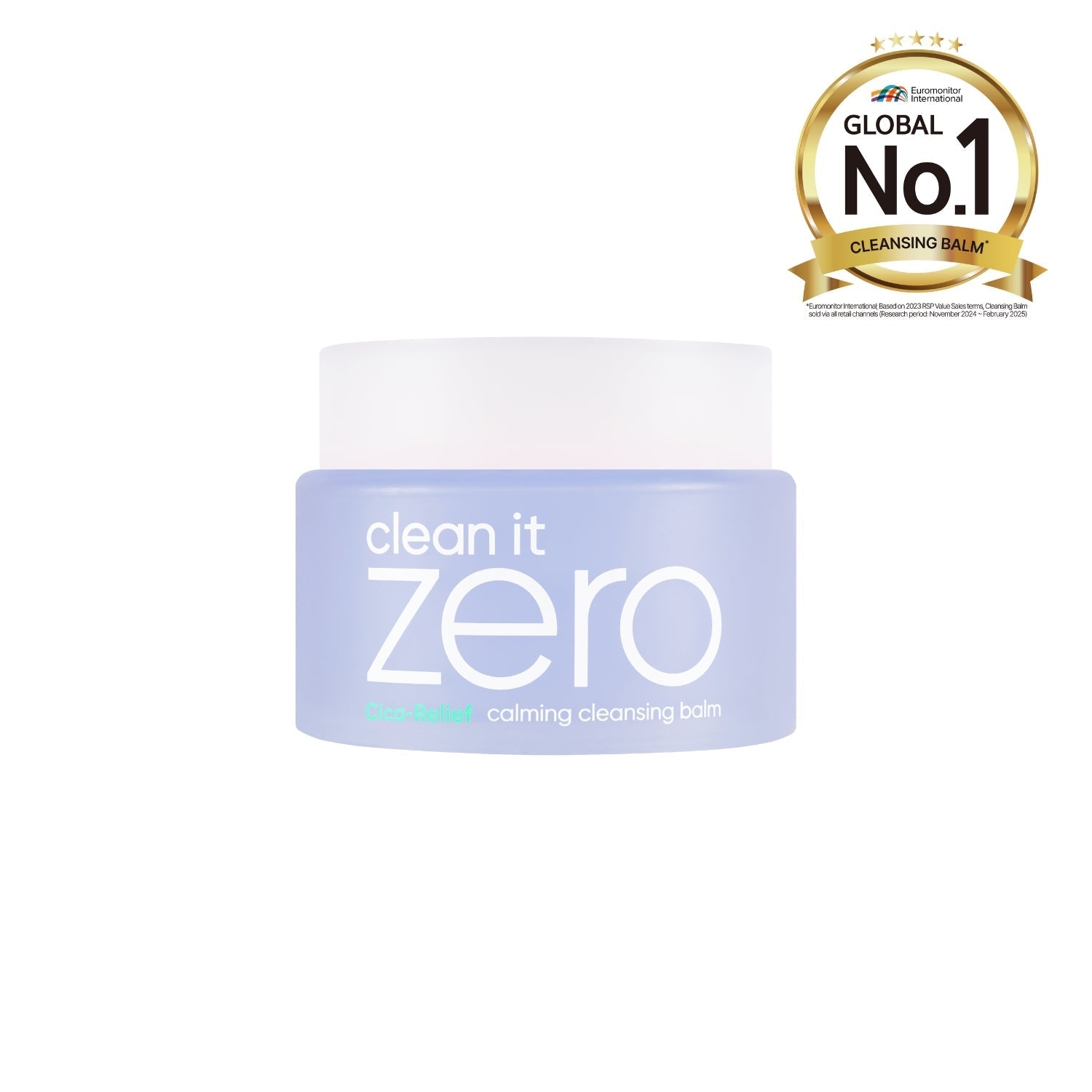Banila Co Clean It Zero Calming Cleansing Balm 100ml jar with soothing balm texture for gentle skin cleansing.