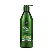Mise-En-Scene Scalp Care Rinse conditioner and treatment bottle, 680ml, with a sleek design and pump dispenser for scalp health.