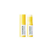 Some By Mi Yuja Niacin dark spot correcting stick applying on skin, 10g spot patch and cream for skin brightening and dark spot correction