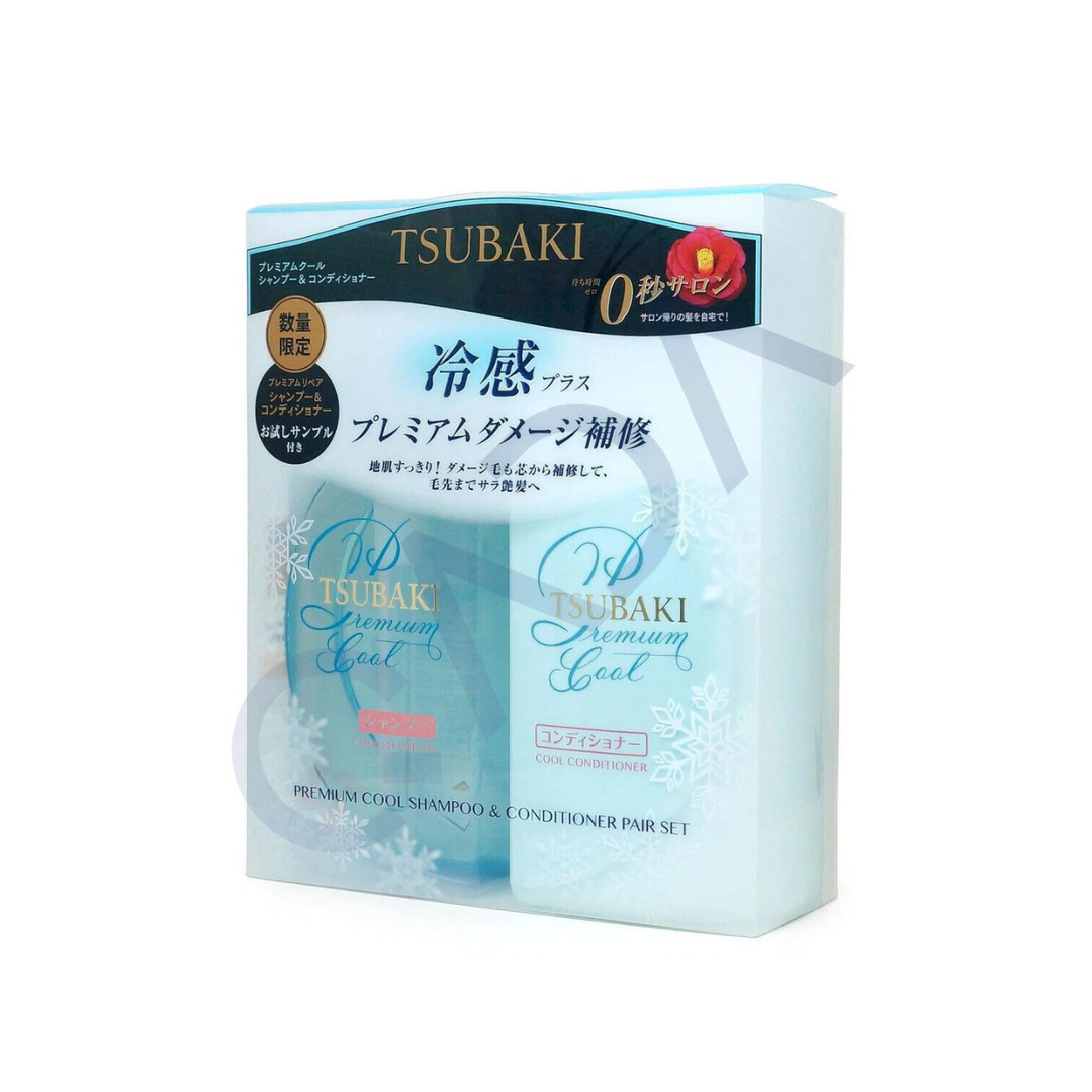 Tsubaki Premium Shampoo + Conditioner Set Cool & Repair - Shop K-Beauty in Australia