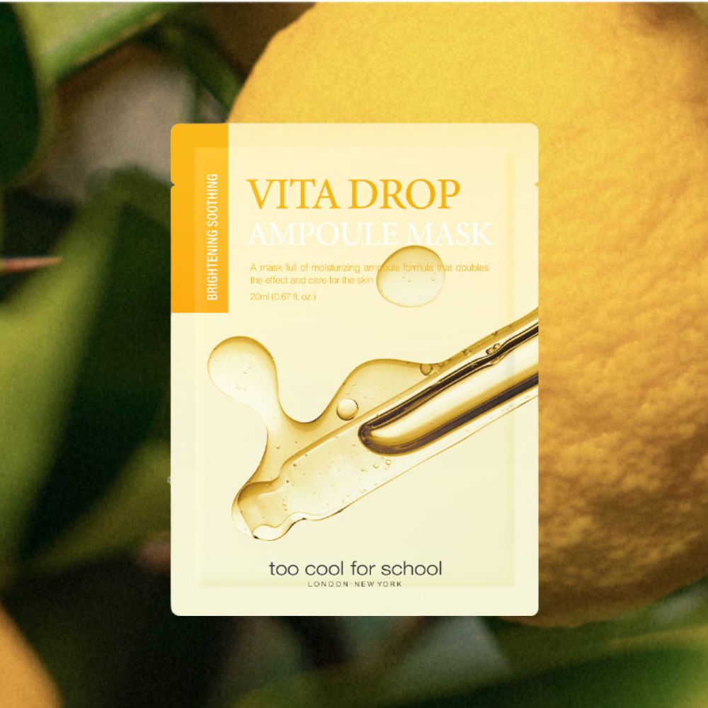 Too Cool For School Vita Drop Ampoule Mask 20ml  -La Cosmetique