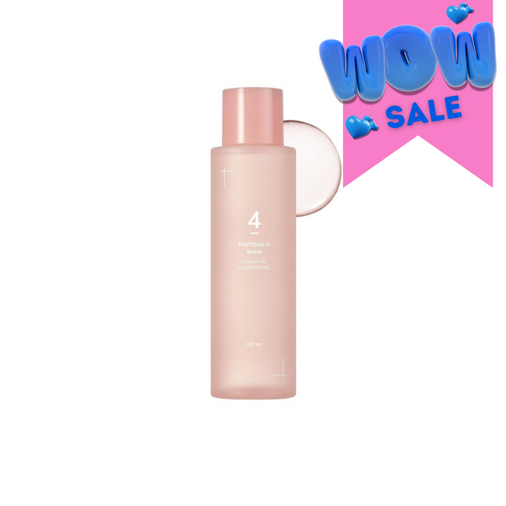 Numbuzin No. 4 Hydrating Glow Mineral Toner 200ml - Shop K-Beauty in Australia