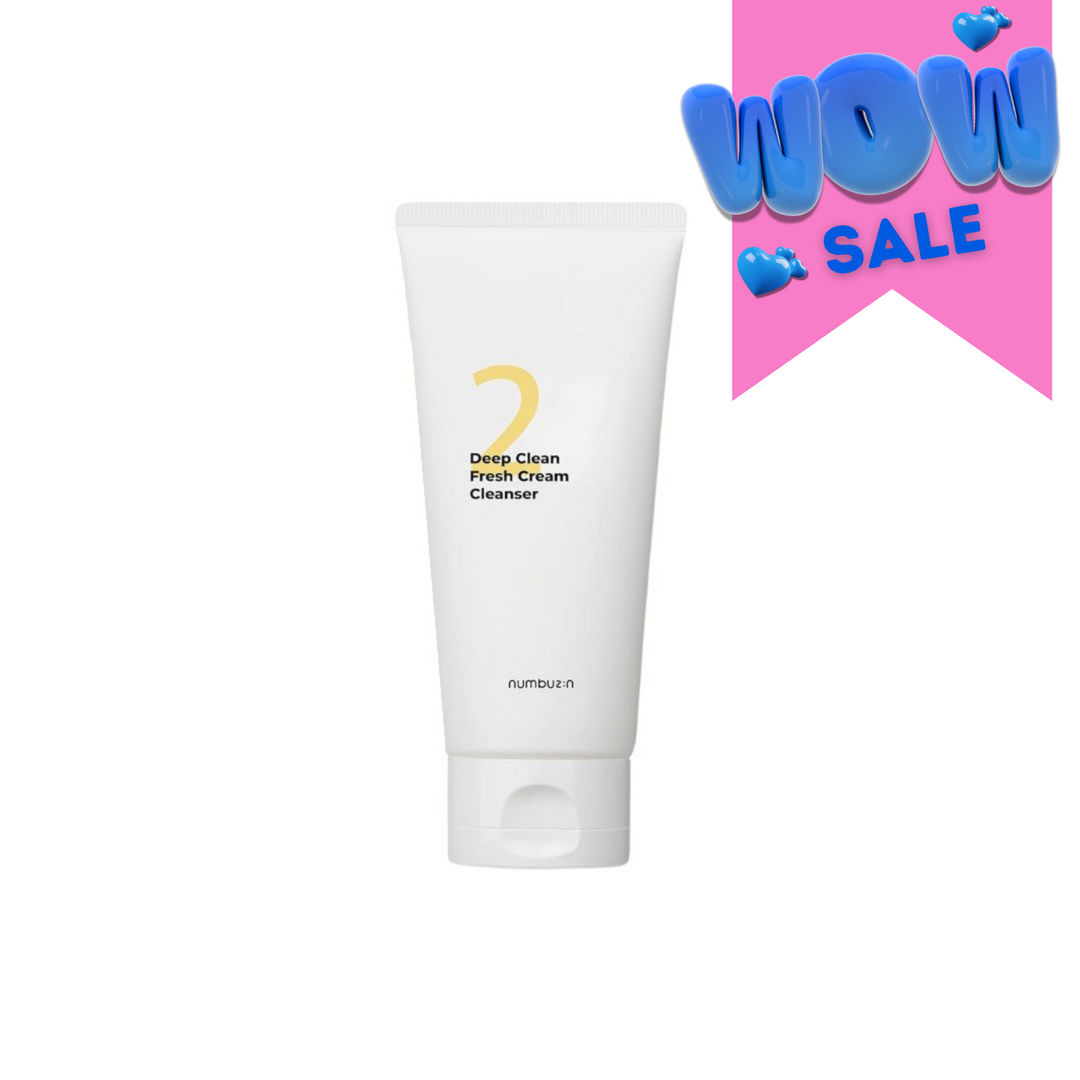 Numbuzin No. 2 Deep Clean Fresh Cream Cleanser 120ml - Shop K-Beauty in Australia