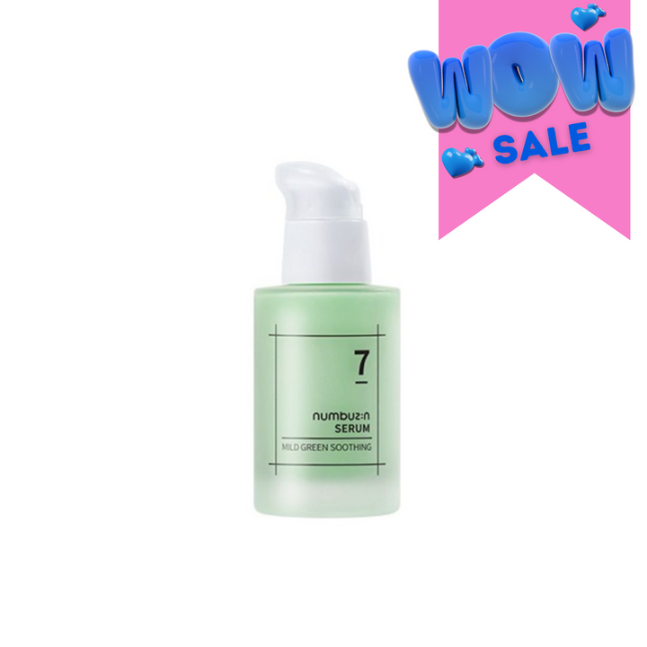 Numbuzin No. 7 Mild Green Soothing Serum 50ml - Shop K-Beauty in Australia