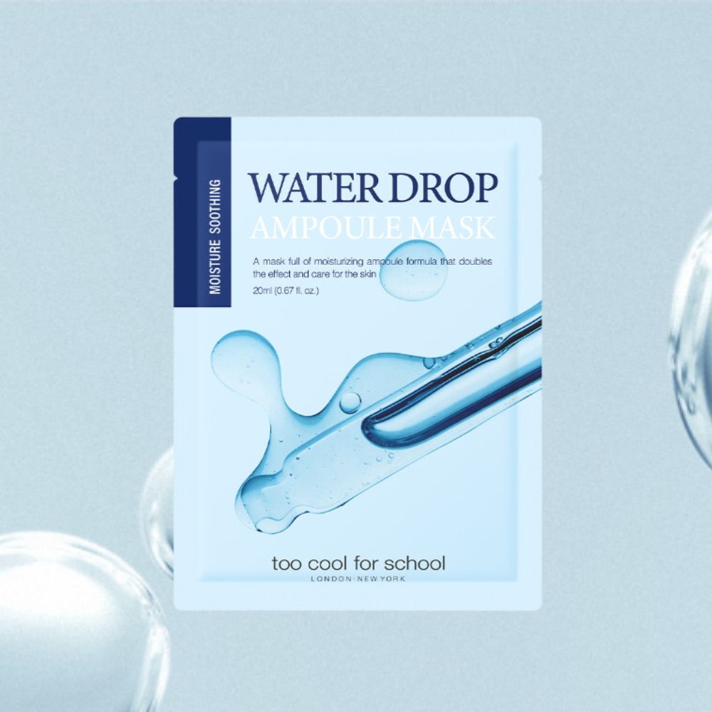 Too Cool For School Water Drop Ampoule Mask 20ml  -La Cosmetique