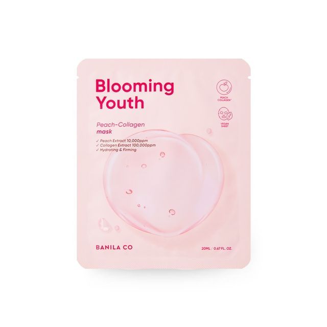 Banila Co Blooming Youth Peach-Collagen Mask 20ml  -La Cosmetique