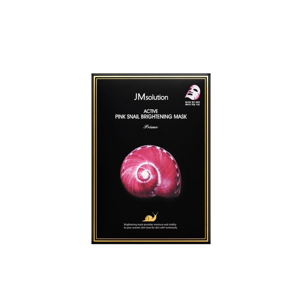 Active Pink Snail Brightening Mask Box [10pcs]